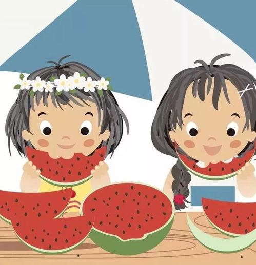 埋头吃瓜头像动漫女生,动漫女生埋头吃瓜的趣味瞬间